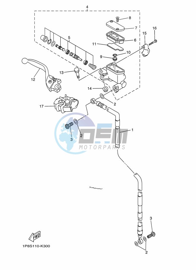 FRONT MASTER CYLINDER