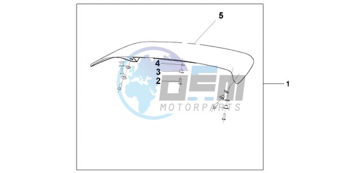 TOP BOX SPOILER COSMIC BLACK