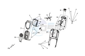 SYMMETRY 45KMH 50 drawing HEAD LIGHT / COWLING HEAD LIGHT