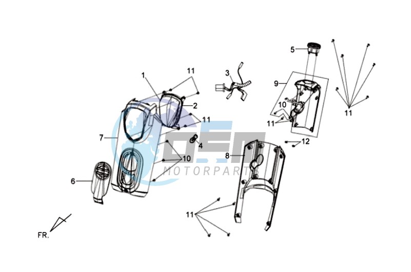 HEAD LIGHT / COWLING HEAD LIGHT