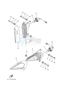 YFM350 YFM35RB RAPTOR 350 (1BS8 1BS7) drawing HEADLIGHT