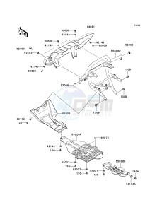 KVF 750 C [BRUTE FORCE 750 4X4I] (C6F-C7F) C6F drawing GUARD-- S- --- C6F- -