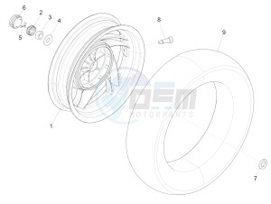 Fly 150 4T 3V ie (USA) drawing Rear wheel