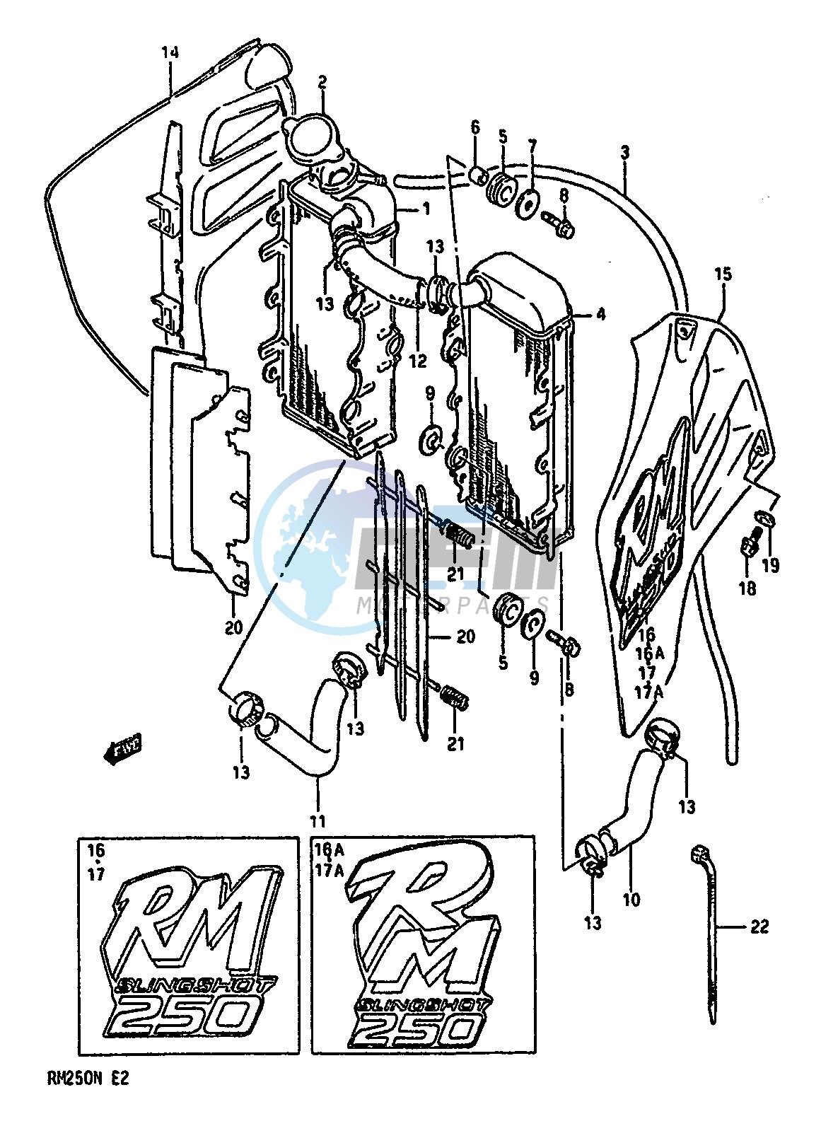 RADIATOR (MODEL K L)