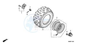 TRX250TMC drawing REAR WHEEL