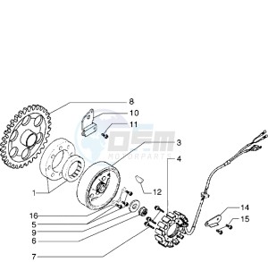 X9 500 drawing Flywheel magneto