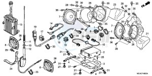 GL1800F GoldWing - GL1800-F 2ED - (2ED) drawing AUDIO UNIT (GL1800C/ D/ E/ F/ G)