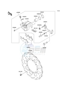 KL 650 E [KLR650] (E8F-E9F) E9F drawing FRONT BRAKE