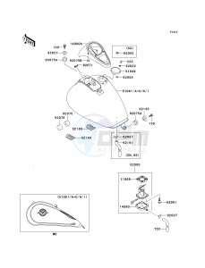 VN 1500 J [VULCAN 1500 DRIFTER] (J1-J2) [VULCAN 1500 DRIFTER] drawing FUEL TANK