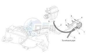 RS 125 Tuono drawing Secondary air