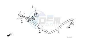 CB600FAB drawing AIR INJECTION CONTROL VALVE