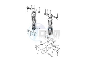 X9 200 drawing Rear Damper