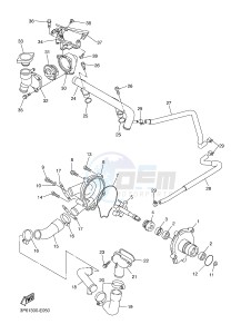 FJR1300A FJR1300A ABS (1CYJ) drawing WATER PUMP