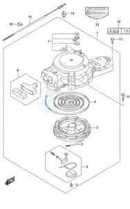 DF 20A drawing Recoil Starter