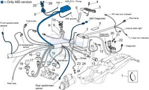 1200 Sport 8V drawing Electrical system II