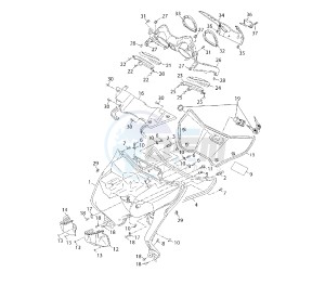 YP R X-MAX 250 drawing FRONT BODY -S6