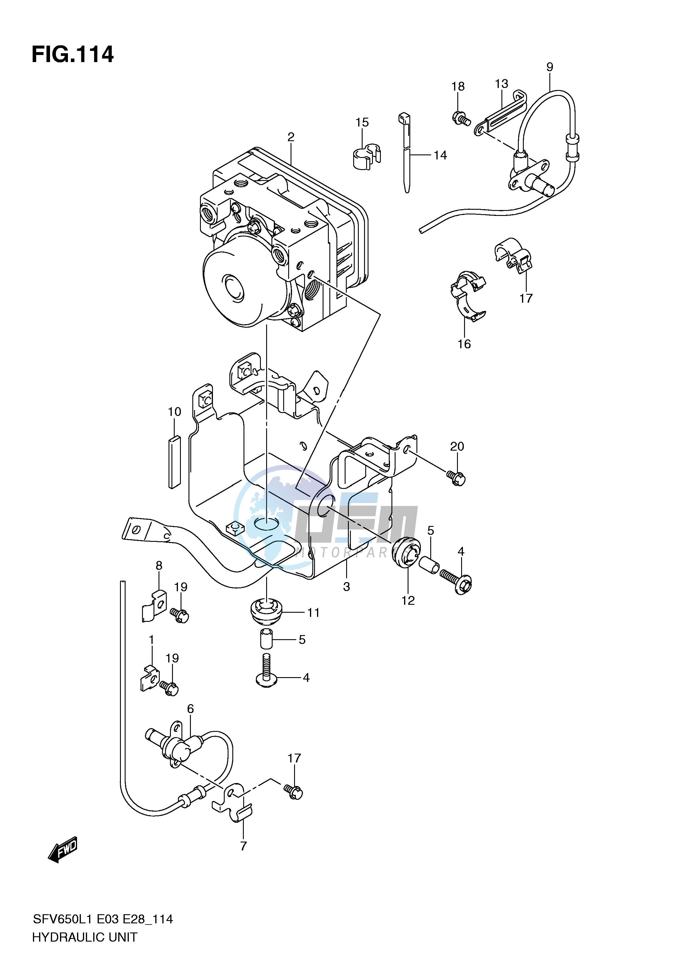 HYDRAULIC UNIT (SFV650AL1 E28)