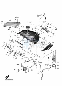 NIKEN GT MXT850D (B5B1) drawing FUEL TANK