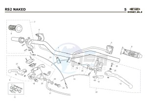 RS2-50-NACKED-RED drawing HANDLEBAR - CONTROLS