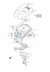 DF 40 drawing Oil Seal Housing