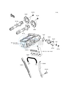 NINJA_300_ABS EX300BFFA XX (EU ME A(FRICA) drawing Camshaft(s)/Tensioner