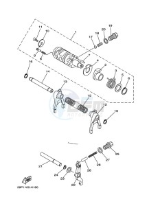 YFM700FWAD GRIZZLY 700 EPS (BFE1) drawing SHIFT CAM & FORK