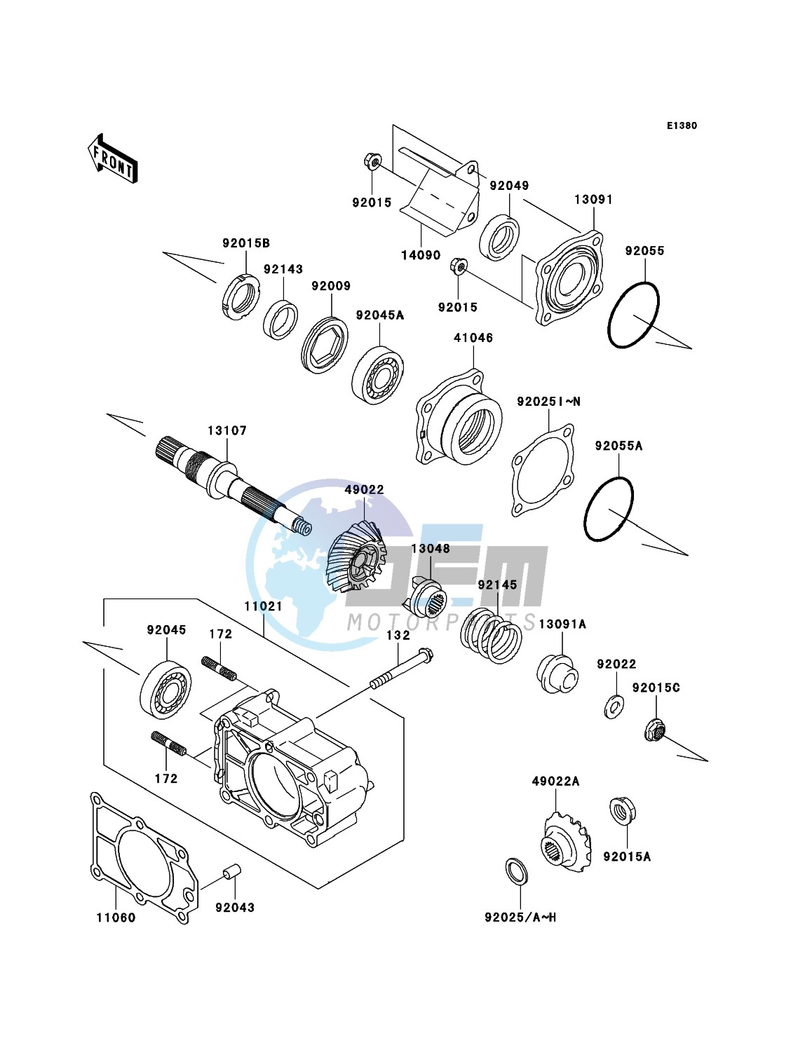 Bevel Gear Case