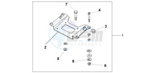 FJS600D SILVER WING drawing CARRIER BRACKET