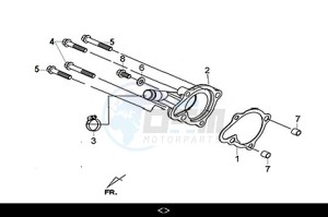 JOYRIDE 300 16 (LJ30W2-EU) (M2) drawing WATER PUMP COVER ASSY