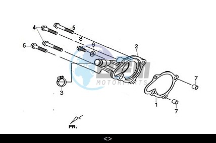 WATER PUMP COVER ASSY