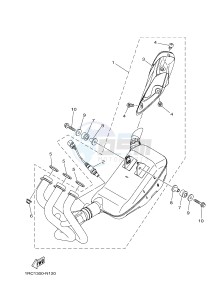 MT09A MT-09 ABS 900 (2DRR) drawing EXHAUST