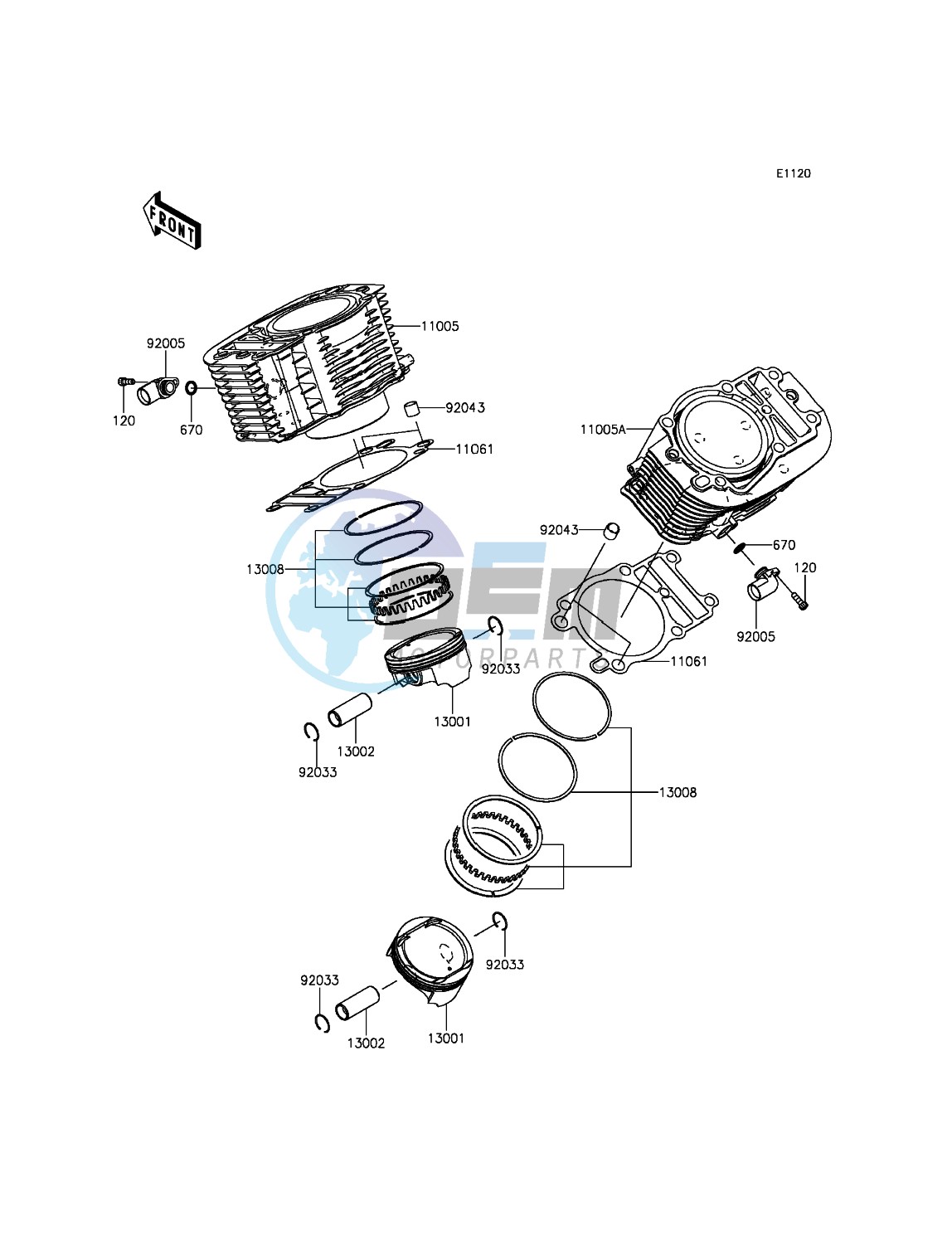 Cylinder/Piston(s)