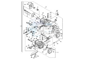 XV VIRAGO 535 drawing CARBURETOR