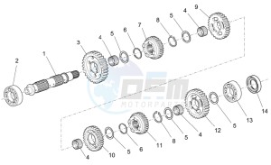 Norge 1200 IE 1200 drawing Driven shaft