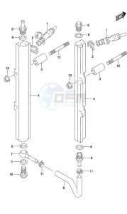 DF 350A drawing Fuel Injector