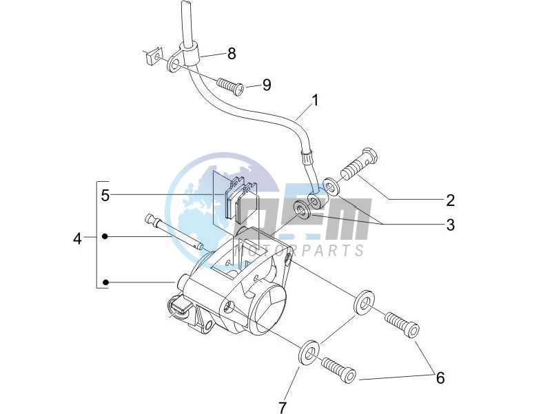 Brakes pipes - Calipers