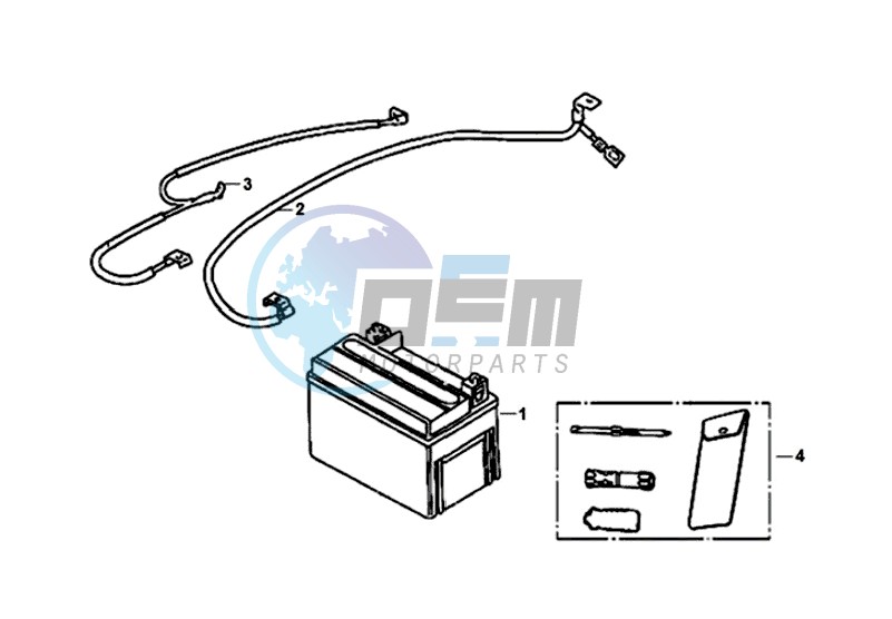 BATTERY / TOOLKIT