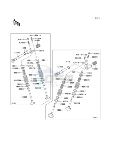 EX 500 D [NINJA 500R] (D6F-D9F) D9F drawing VALVE-- S- -