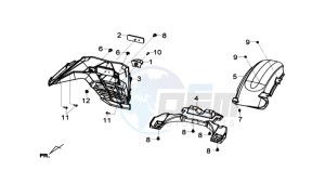 GTS 125I 2014 ABS drawing TAIL LIGHT - LICENSE PLATE