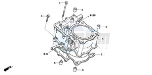 TRX680FA drawing CYLINDER