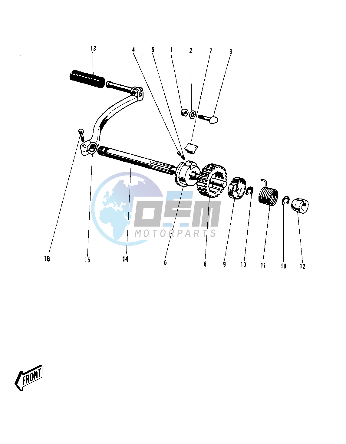 KICKSTARTER MECHANISM