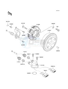 JH 750 F [SUPER SPORT XI] (F1-F2) [SUPER SPORT XI] drawing GENERATOR