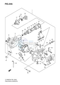 LT-A500F (P24) drawing FINAL BEVEL GEAR (FRONT)(MODEL K7)