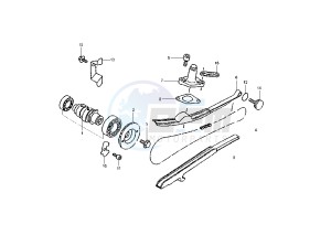 YP E MAJESTY 180 drawing CAMSHAFT – CHAIN