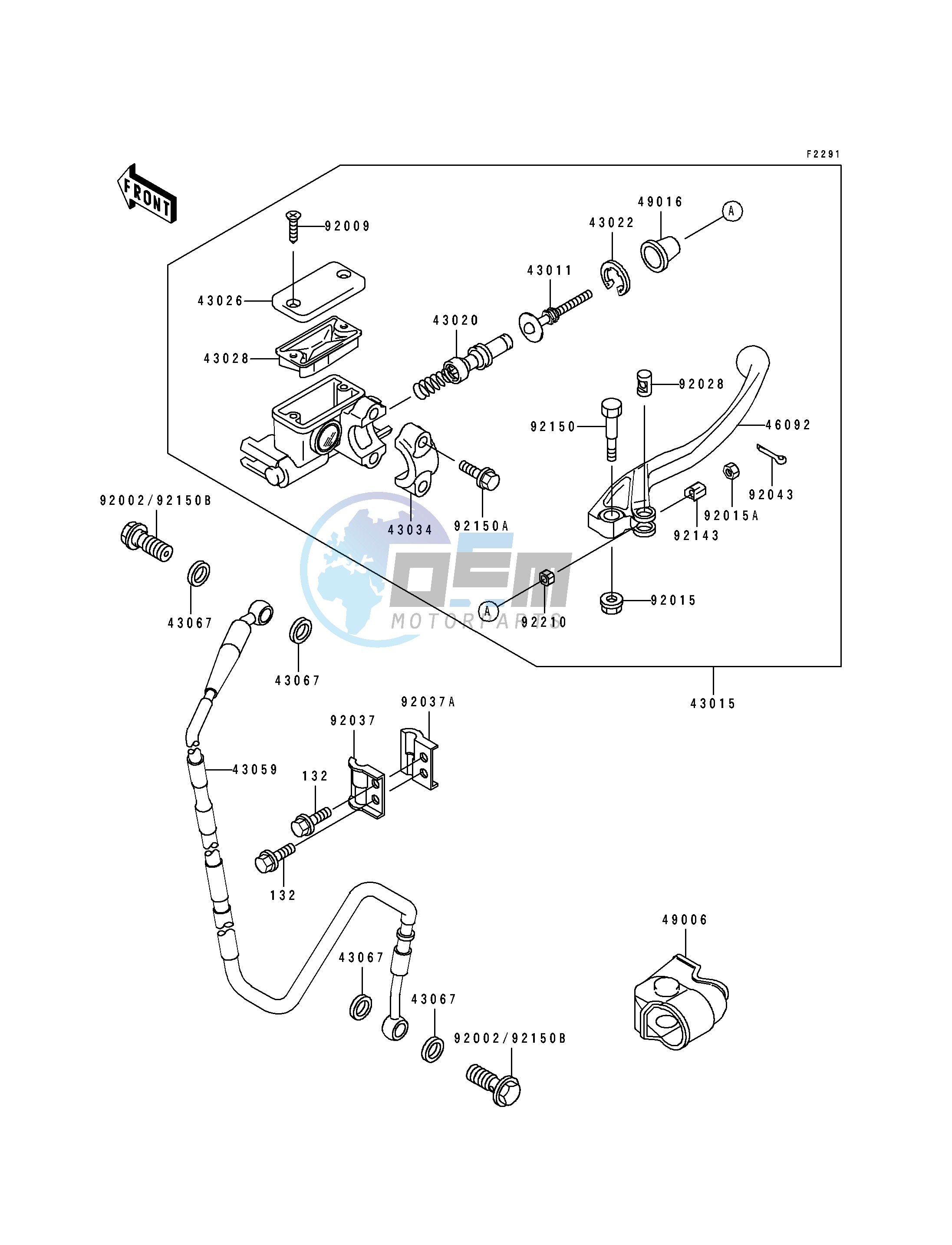 FRONT MASTER CYLINDER