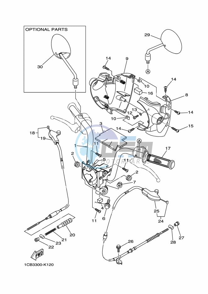 STEERING HANDLE & CABLE