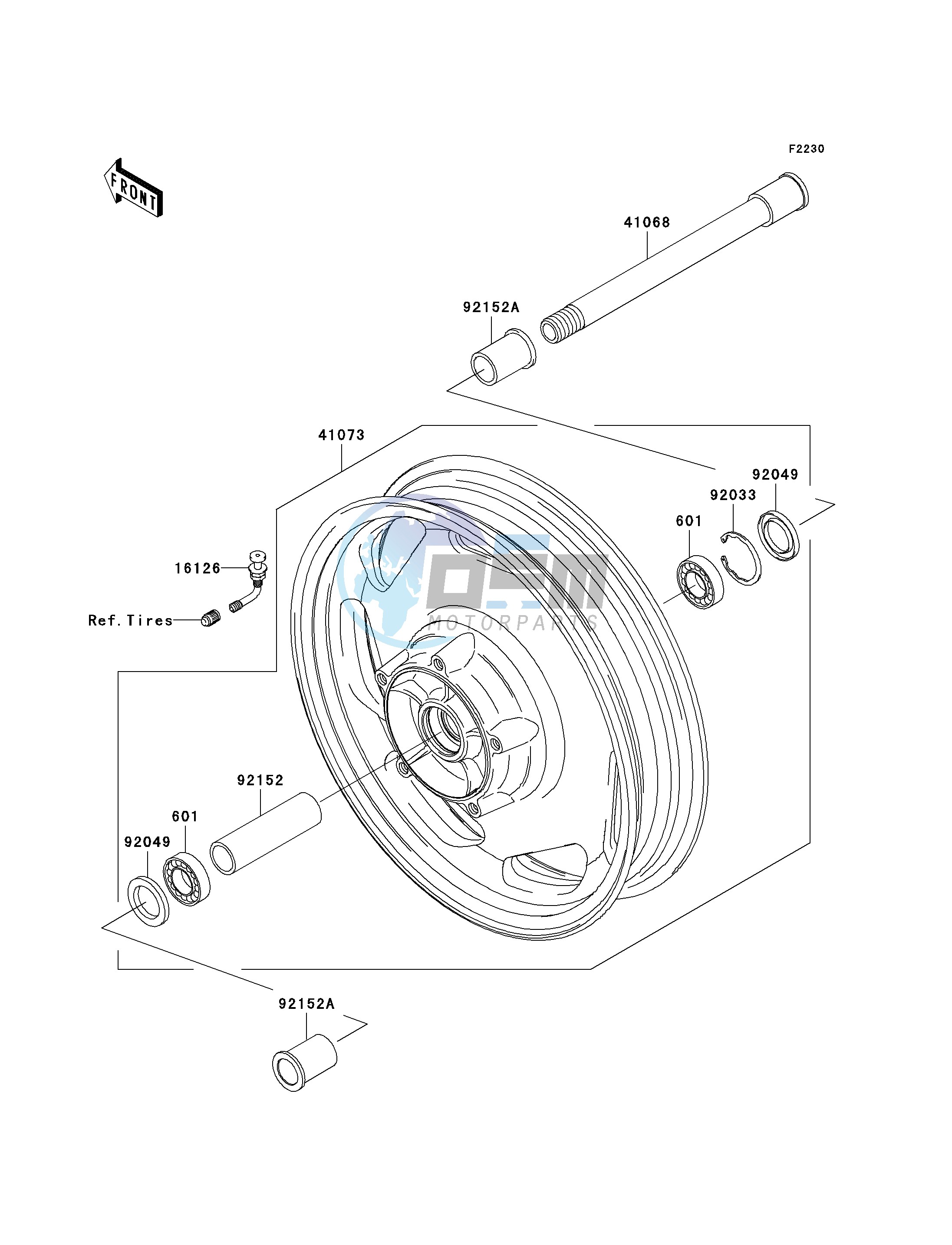 FRONT HUB