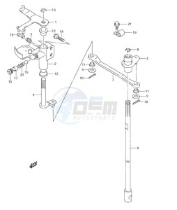 DF 90 drawing Clutch Shaft (S/N 680686 & Newer)