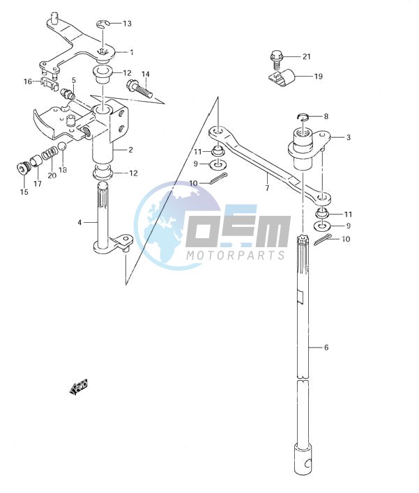 Clutch Shaft (S/N 680686 & Newer)