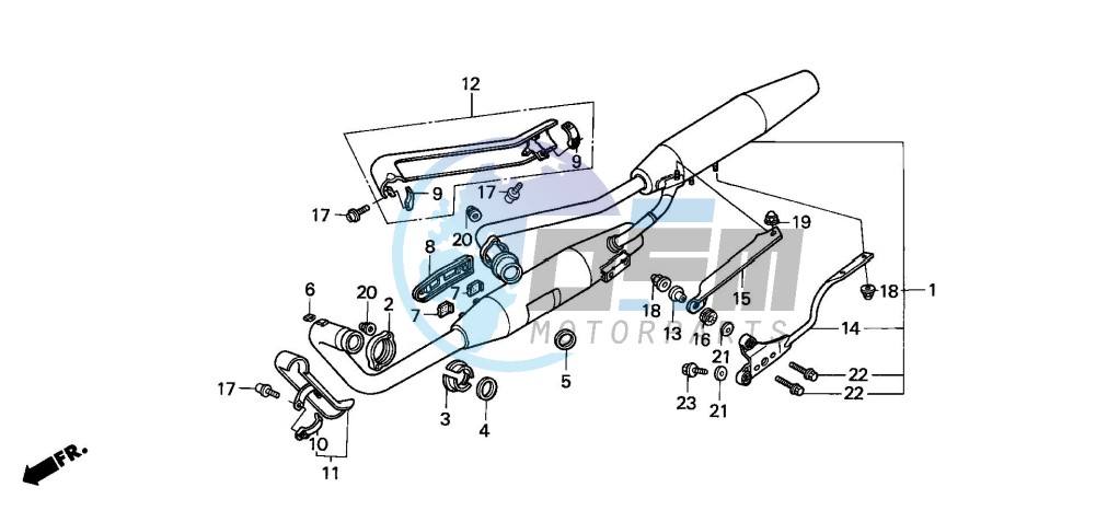 EXHAUST MUFFLER